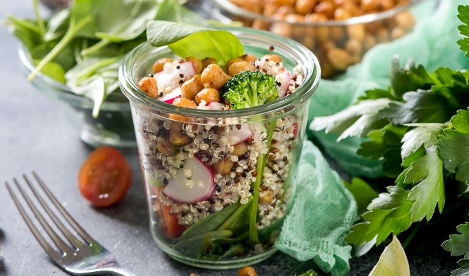 Salat Im Glas Tablet